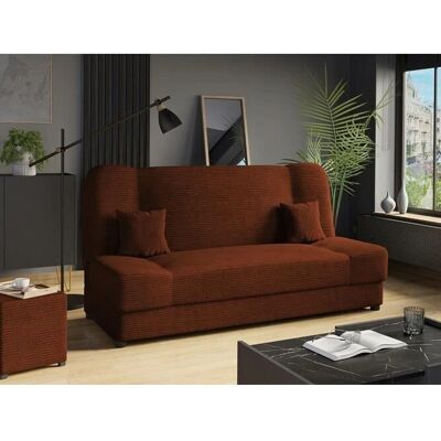 Mobilier1 136 Sofá cama de terciopelo con almacenamiento para ropa de cama - Sofá cama Mobilier1 136 Sofá cama de terciopelo con almacenamiento para ropa de cama - Sofá cama