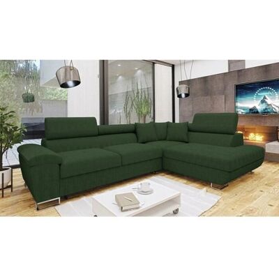 Mobilier1 - Sofá rincón Comfivo 139 - Sofá de terciopelo - Función cama Mobilier1 - Sofá rincón Comfivo 139 - Sofá de terciopelo - Función cama