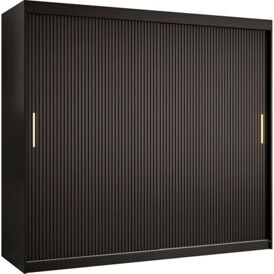 MUEBLES Hartford 400 Černá - Šatní skříň MUEBLES Hartford 400 Černá - Šatní skříň
