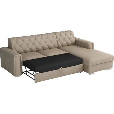Mobilier1 - Sofá de esquina Kronos 46 - Función de descanso, caja de ropa Mobilier1 - Sofá de esquina Kronos 46 - Función de descanso, caja de ropa