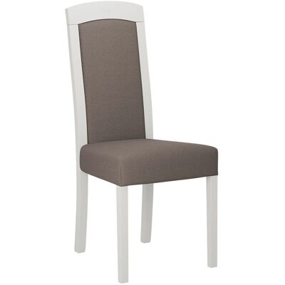 Mobilier1 Židle Victorville - Čalouněná, Dřevo, Bílá - Židle Mobilier1 Židle Victorville - Čalouněná, Dřevo, Bílá - Židle