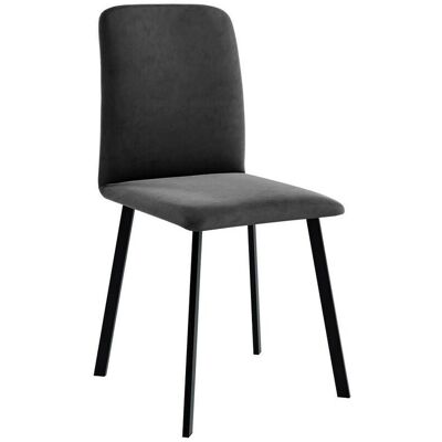 Silla Edmond - Terciopelo Tapizado - 91x48x55cm Silla Edmond - Terciopelo Tapizado - 91x48x55cm