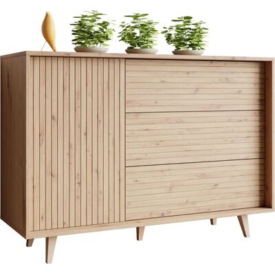 MUEBLES Roble Artisan L106 - Cómoda MUEBLES Roble Artisan L106 - Cómoda