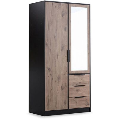 ARREDAMENTO1 Honolulu B103 - Roble oscuro, 200x100x58cm - Armario ARREDAMENTO1 Honolulu B103 - Roble oscuro, 200x100x58cm - Armario