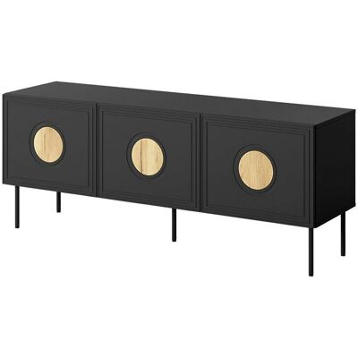 TV Stojan Charlotte N114 - Vysoké nohy, MDF, Černá, Evropa TV Stojan Charlotte N114 - Vysoké nohy, MDF, Černá, Evropa