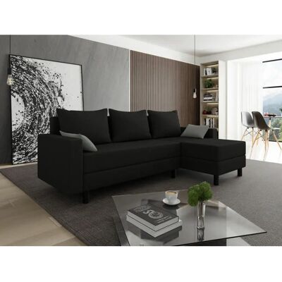 MUEBLES Delaware 100 Sofá esquina de terciopelo - Sofá cama MUEBLES Delaware 100 Sofá esquina de terciopelo - Sofá cama