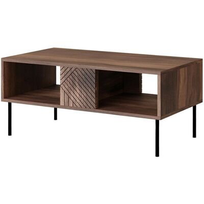 MUEBLES Charlotte L103 Mesa de café en aglomerado laminado angular MUEBLES Charlotte L103 Mesa de café en aglomerado laminado angular