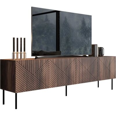 MUEBLES Charlotte L101 - Szafka RTV z metalowymi nogami MUEBLES Charlotte L101 - Szafka RTV z metalowymi nogami