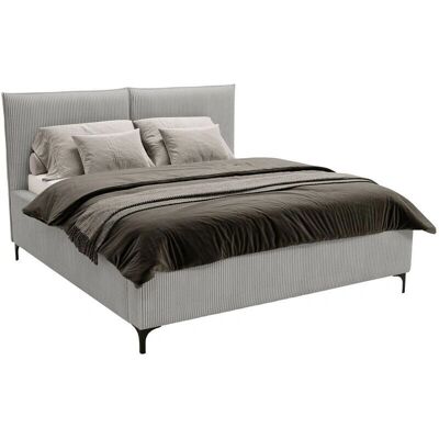 Muebles1 Cama Doble Clovis - Terciopelo, 180x200, Elevación a gas, Europa Muebles1 Cama Doble Clovis - Terciopelo, 180x200, Elevación a gas, Europa