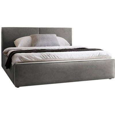 Cama Clovis 117 de Mobilier1 - Tapiz, Estructura Metálica, Almacenamiento Cama Clovis 117 de Mobilier1 - Tapiz, Estructura Metálica, Almacenamiento