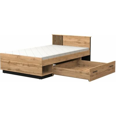 MUEBLES - Cama Ogden J126 - Aglomerado laminado - Unión Europea MUEBLES - Cama Ogden J126 - Aglomerado laminado - Unión Europea
