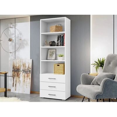 MUEBLES R102 Otevřená police s zásuvkami - Police MUEBLES R102 Otevřená police s zásuvkami - Police