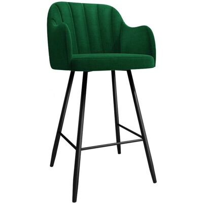 Comfivo 103 Kovová sametová barová židle - Bar Stool Comfivo 103 Kovová sametová barová židle - Bar Stool