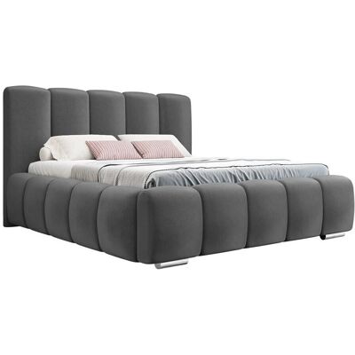 Mobilier1 Kronos 22 Postel - Dvojlůžko, Šedé - postel Mobilier1 Kronos 22 Postel - Dvojlůžko, Šedé - postel