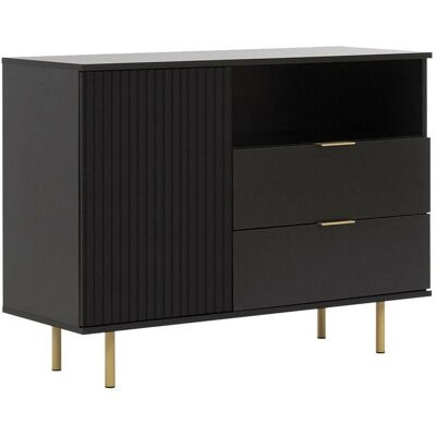 Mobilier1 Providence U100 Černá Komoda - Úložný nábytek Mobilier1 Providence U100 Černá Komoda - Úložný nábytek