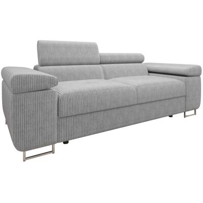 Sofá de Terciopelo Gris S105 de Mobilier1 - Sofá Sofá de Terciopelo Gris S105 de Mobilier1 - Sofá