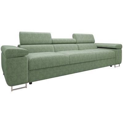 Mobilier1 Sofá S104 - Terciopelo, Resortes Zig Zag, Patas de metal Mobilier1 Sofá S104 - Terciopelo, Resortes Zig Zag, Patas de metal