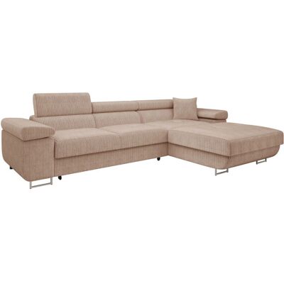 Mobilier1 S102 Sofá rincón - Terciopelo, Forma de L derecha Mobilier1 S102 Sofá rincón - Terciopelo, Forma de L derecha