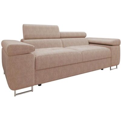 Mobilier1 S105 Sofá Tapizado Color Marrón Claro - Sofá Mobilier1 S105 Sofá Tapizado Color Marrón Claro - Sofá