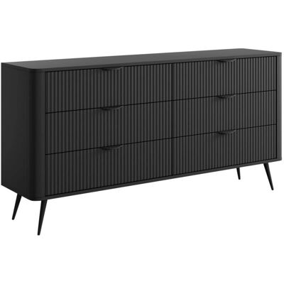 Mobilier1 Kingston AC102 - Manijas y Patas de Metal - 82x164x38cm - Cajonera Mobilier1 Kingston AC102 - Manijas y Patas de Metal - 82x164x38cm - Cajonera