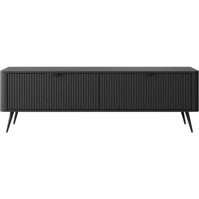 Szafka RTV Kingston AC104 - Grafitowa - 164x52x38cm Szafka RTV Kingston AC104 - Grafitowa - 164x52x38cm