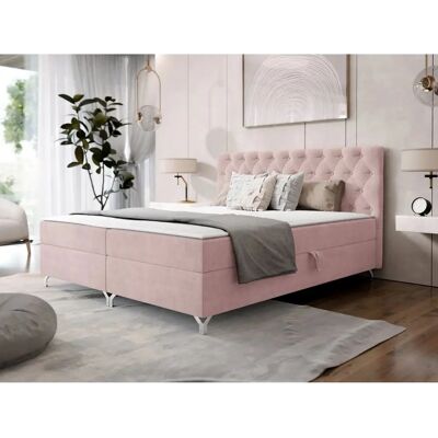 Cama doble rosa de Muebles - 200x200 cm - Producto de la UE Cama doble rosa de Muebles - 200x200 cm - Producto de la UE