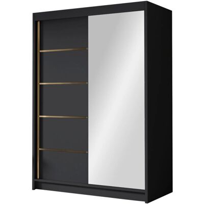 MOBILIER1 Armario Atlanta 195 Negro - Armario MOBILIER1 Armario Atlanta 195 Negro - Armario
