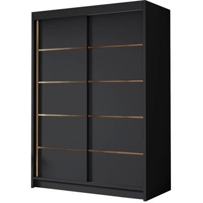 Mobilier1 Armario Atlanta 195 Negro - Wardrobe Mobilier1 Armario Atlanta 195 Negro - Wardrobe