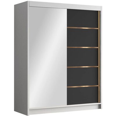 Mobilier1 Atlanta 194 Szklana Szafa - Wardrobe Mobilier1 Atlanta 194 Szklana Szafa - Wardrobe
