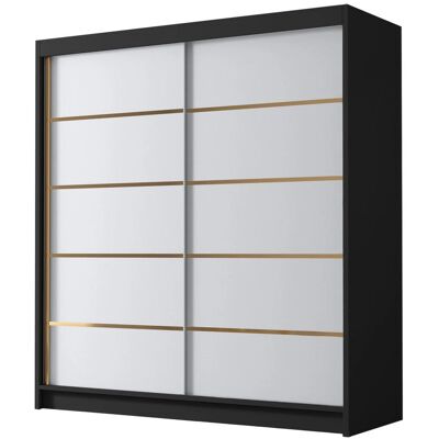 Mobilier1 Atlanta Šatník - Posuvné dveře, Laminovaná dřevotříska, 215x180x58cm Mobilier1 Atlanta Šatník - Posuvné dveře, Laminovaná dřevotříska, 215x180x58cm