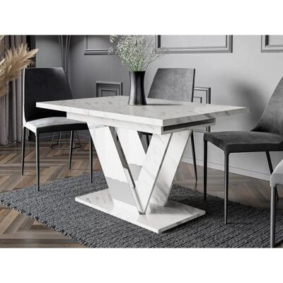 MOBILIER1 Goodyear 131 Table en Marbre Blanc - Table - Publicité MOBILIER1 Goodyear 131 Table en Marbre Blanc - Table - Publicité