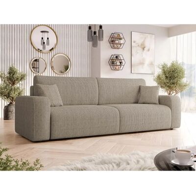 Mobilier1 Shelton Rozkládací pohovka - Evropský samet - 83x248x92cm - Rozkládací pohovka Mobilier1 Shelton Rozkládací pohovka - Evropský samet - 83x248x92cm - Rozkládací pohovka