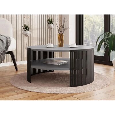 MUEBLES Oswego 120 - Grafit, Černá, 40cm - Konferenční stůl MUEBLES Oswego 120 - Grafit, Černá, 40cm - Konferenční stůl