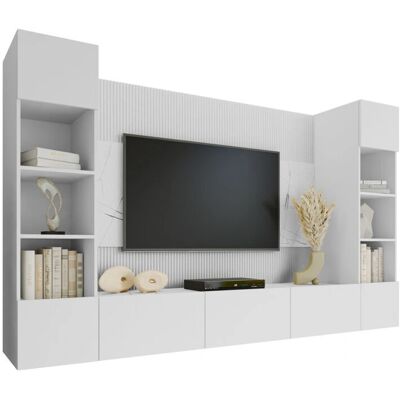 MOBILIER1 Comfivo 368 - Meble na ścianę, Płyta laminowana, 150x38cm MOBILIER1 Comfivo 368 - Meble na ścianę, Płyta laminowana, 150x38cm