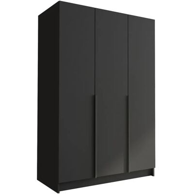 MUEBLES Atlanta 205 Czarny - Szafa MUEBLES Atlanta 205 Czarny - Szafa