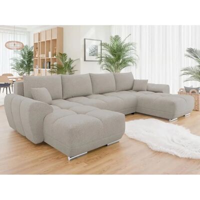 MUEBLES Camden 101 Rohová Pohovka Světle Hnědá - Pohovka MUEBLES Camden 101 Rohová Pohovka Světle Hnědá - Pohovka