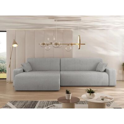 MUEBLES - Shelton 108 - Šedá - Eurobook - Pohovka MUEBLES - Shelton 108 - Šedá - Eurobook - Pohovka