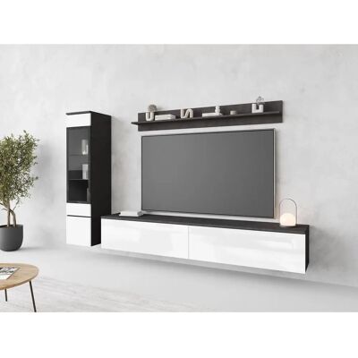 MUEBLES - Sarasota 125 - Blesk bílé - Living room set MUEBLES - Sarasota 125 - Blesk bílé - Living room set
