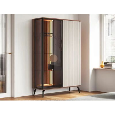 MOBILIER1 Scaffale Salcira 102 - Noce Cachemire - 1470x1030x390 mm - Shelf MOBILIER1 Scaffale Salcira 102 - Noce Cachemire - 1470x1030x390 mm - Shelf