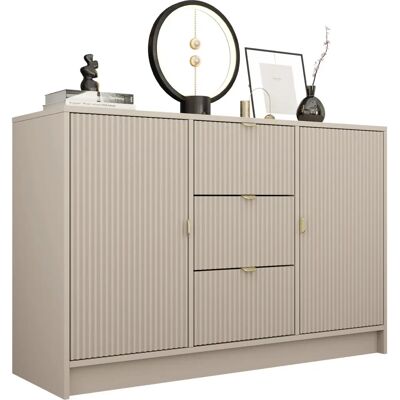Comfivo Larmire 101 Commode Beige - Chest of drawers - Publicité Comfivo Larmire 101 Commode Beige - Chest of drawers - Publicité