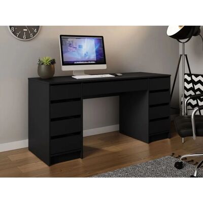 ARREDAMENTO1 - Comfivo 401 - Černá - 1540mm - Kancelářský stůl ARREDAMENTO1 - Comfivo 401 - Černá - 1540mm - Kancelářský stůl