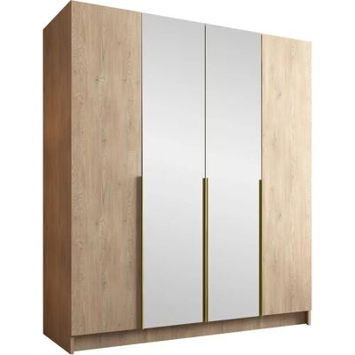 ARREDAMENTO1 - Closico 191 - Złoto - Jasne drewno - Wardrobe ARREDAMENTO1 - Closico 191 - Złoto - Jasne drewno - Wardrobe