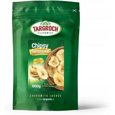 Targroch Bananen Chips 1000g - Knuspriger Snack Targroch Bananen Chips 1000g - Knuspriger Snack