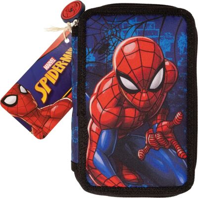 Trousse double de Spiderman - École/Art - Publicité Trousse double de Spiderman - École/Art - Publicité