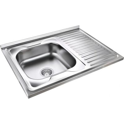 Steiner ROBIN 111 Satin SteelQ Sink - 1 Bowl Left Steiner ROBIN 111 Satin SteelQ Sink - 1 Bowl Left