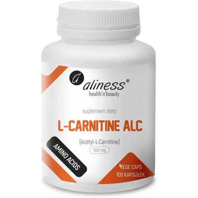 Aliness Acetyl L-Carnitin 500 mg - 100 Vegane Kapseln Aliness Acetyl L-Carnitin 500 mg - 100 Vegane Kapseln
