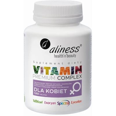 Aliness Premium Vitamin-Komplex für Frauen Aliness Premium Vitamin-Komplex für Frauen