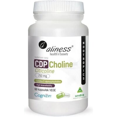 Aliness CDP Cholin 250 mg - Unterstützt Gehirn & Konzentration Aliness CDP Cholin 250 mg - Unterstützt Gehirn & Konzentration