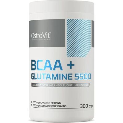 OstroVit - Supreme - BCAA - Glutamin 1100 mg 300 kapslí - Doplňky stravy OstroVit - Supreme - BCAA - Glutamin 1100 mg 300 kapslí - Doplňky stravy