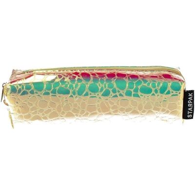 STARPAK - Scale Gold - Or - 6x21x5 cm - Pencil case - Publicité STARPAK - Scale Gold - Or - 6x21x5 cm - Pencil case - Publicité